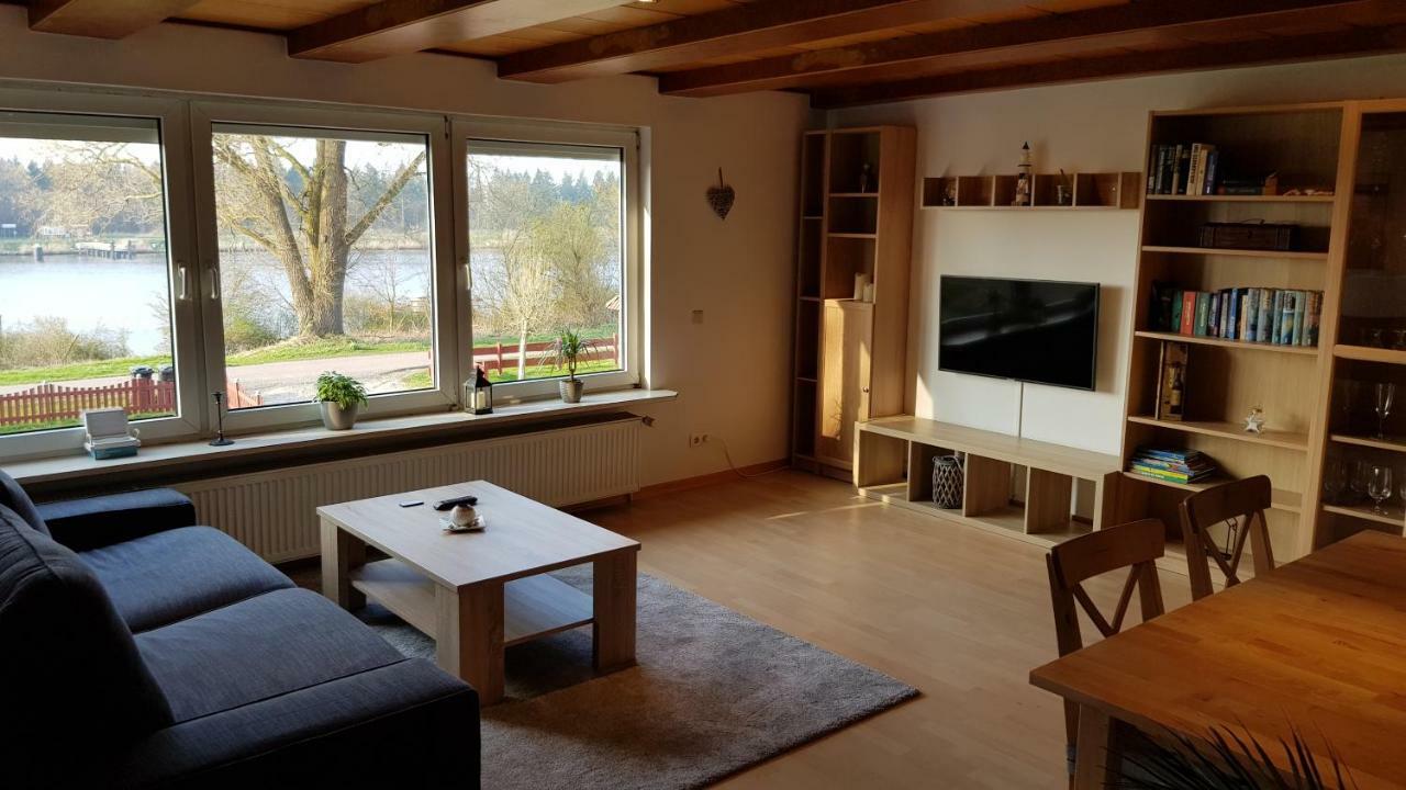 Ferienwohnung Mit Wunderschoenem Blick Auf Den Nord-Ostsee-Kanal Breiholz Ngoại thất bức ảnh