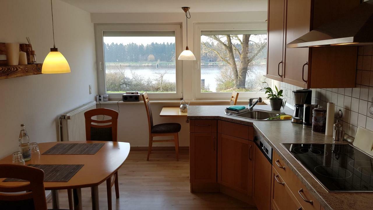 Ferienwohnung Mit Wunderschoenem Blick Auf Den Nord-Ostsee-Kanal Breiholz Ngoại thất bức ảnh