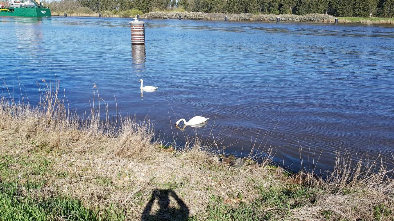 Ferienwohnung Mit Wunderschoenem Blick Auf Den Nord-Ostsee-Kanal Breiholz Ngoại thất bức ảnh